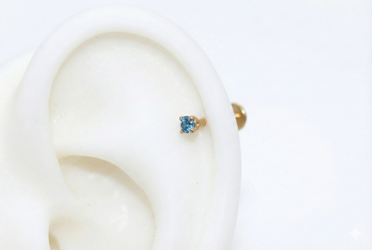 Zirconia Azul Perforación